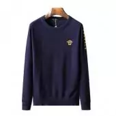 collection young versace sweatershirt pulls classic medusa blue